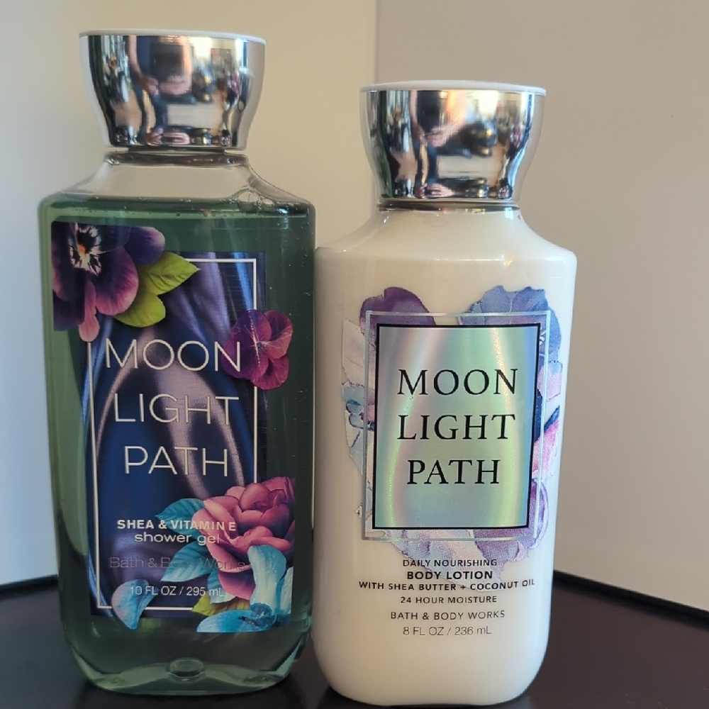 Bath & Body Works Blue and White Body Wash